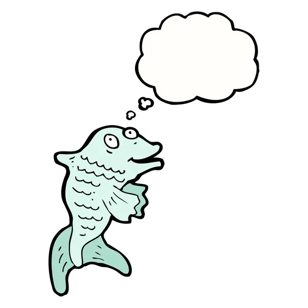 Glücklicher Fisch — Stockvektor