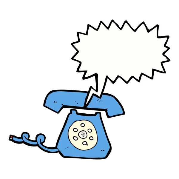 Retro ringing telephone — Stock Vector