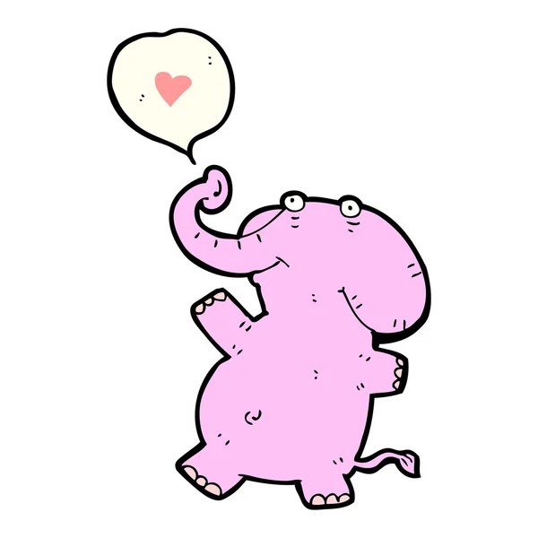 Рожевий слон — стоковий вектор