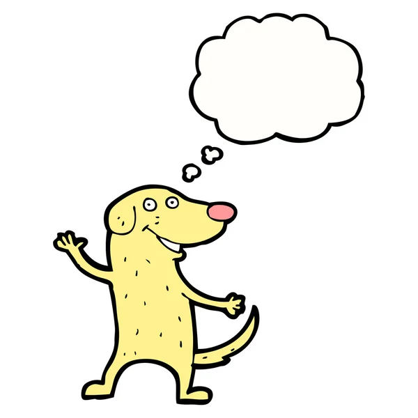 Perro feliz — Vector de stock