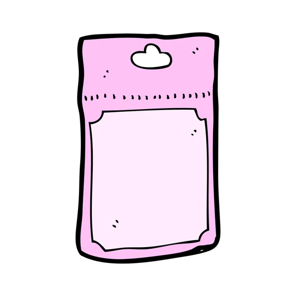Emballage de produits en plastique rose — Image vectorielle
