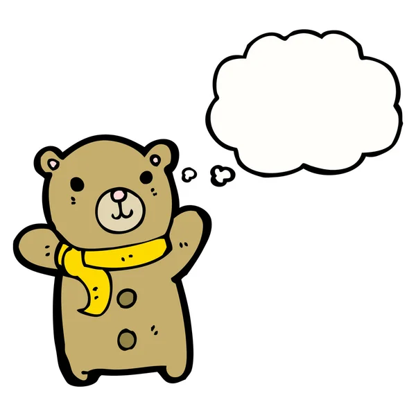 Teddy bear zwaaien — Stockvector