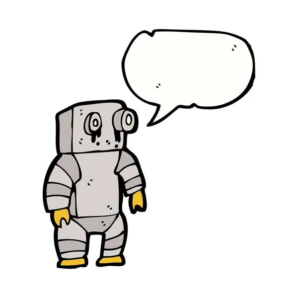 Starý robot — Stockový vektor