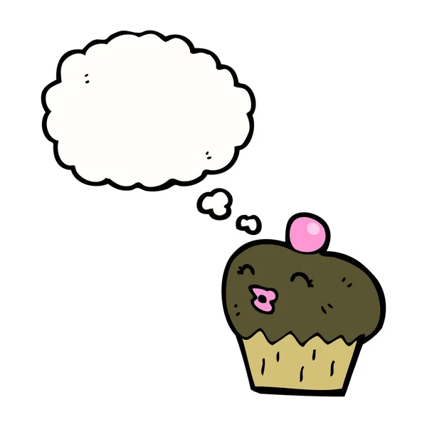 Muffin au chocolat — Image vectorielle