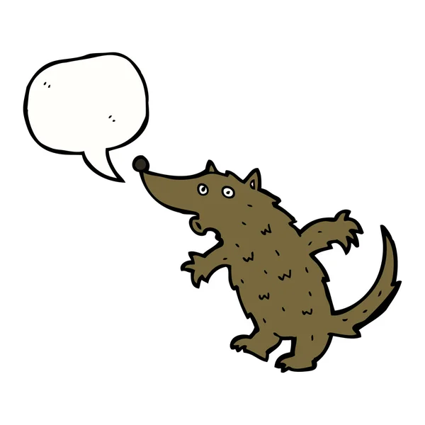 Loup siffleur — Image vectorielle