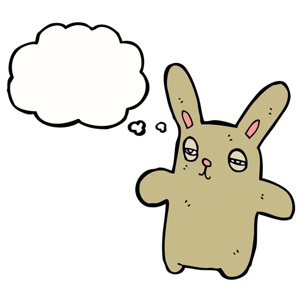 Komik Tavşan uykusu — Stok Vektör