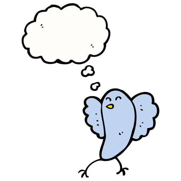 Oiseau bleu — Image vectorielle