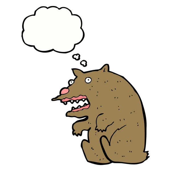 Rozzuřeného medvěda — Stockový vektor