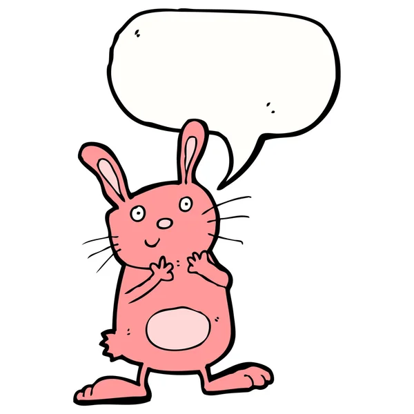 粉色小兔子 — 图库矢量图片