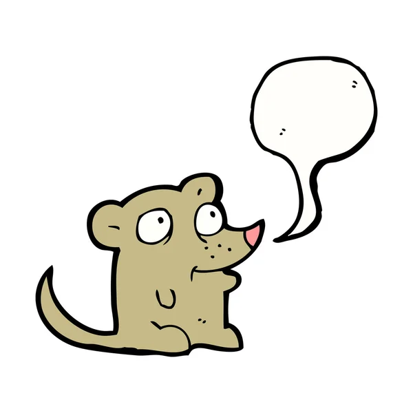 Talking mouse — Stok Vektör