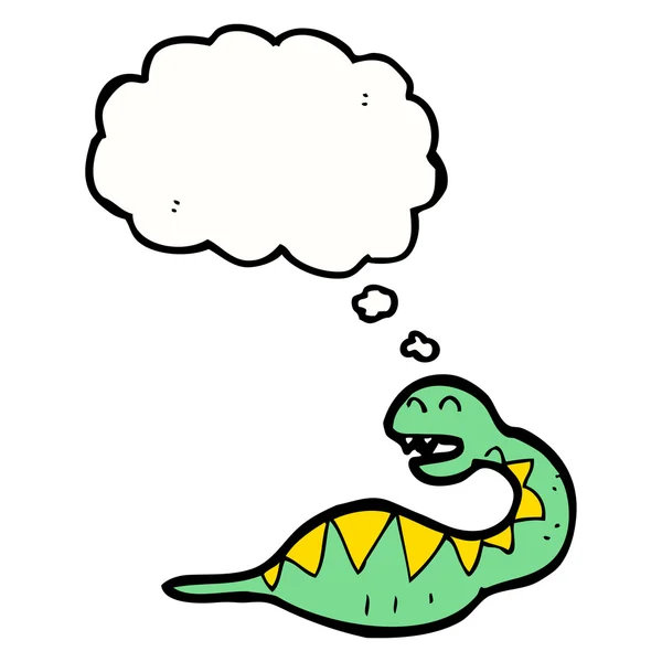 Serpent enceinte — Image vectorielle