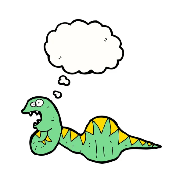 Serpent avec gros ventre — Image vectorielle