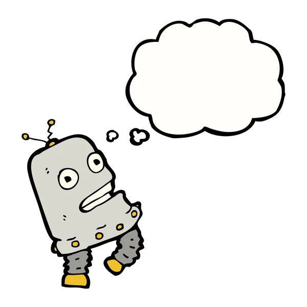 面白い小さなロボット — ストックベクタ