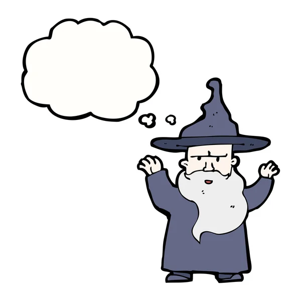 Wizard gieten spell — Stockvector