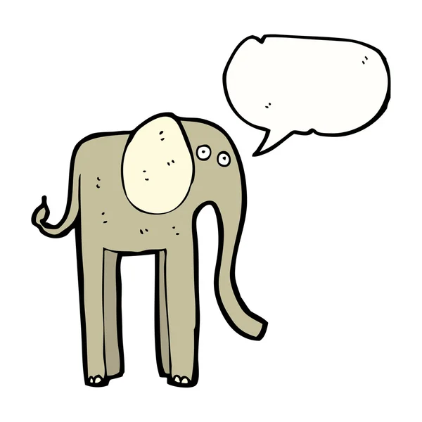 재미 있는 코끼리 — 스톡 벡터