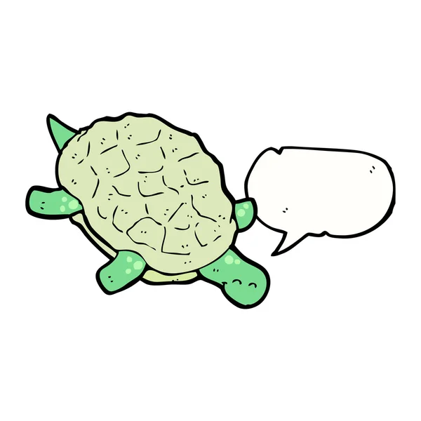 Yüzme kaplumbağa — Stok Vektör