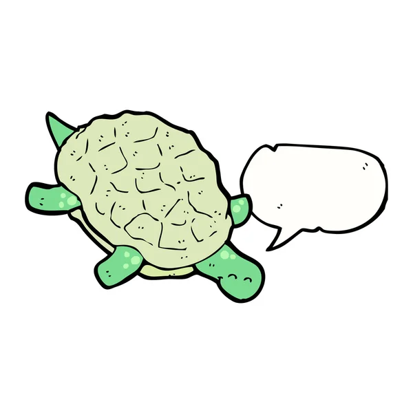 Tortuga nadadora — Vector de stock