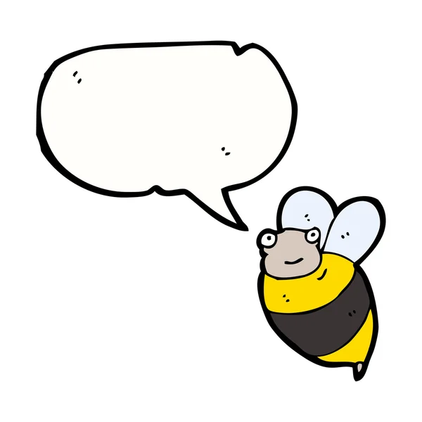 Happy bee — Stockvector