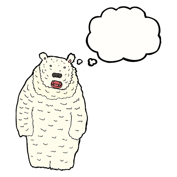 Enorme oso polar — Vector de stock