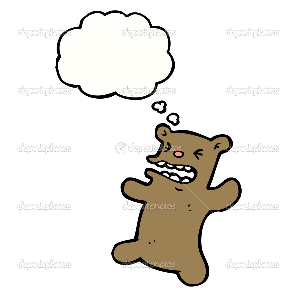 angry teddy