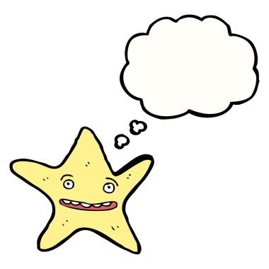 düşünce balonu ile yıldız
