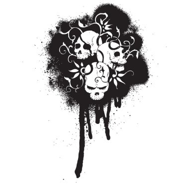 grafiti kafatasları