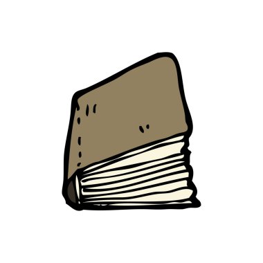 Beyaz arkaplan üzerine kitap