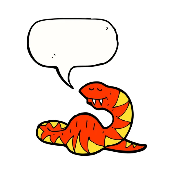 Красная змея — стоковый вектор