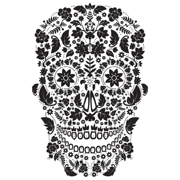 Skull backdrop — Stock Vector