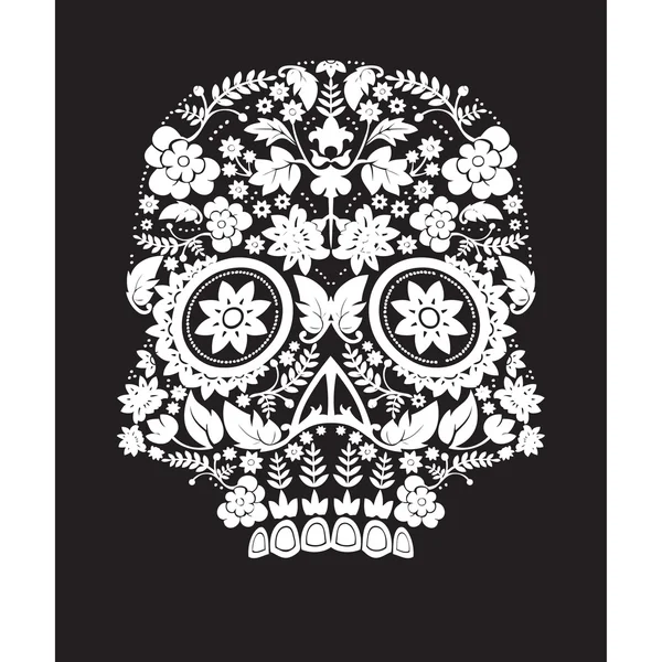 Skull backdrop — Stock Vector