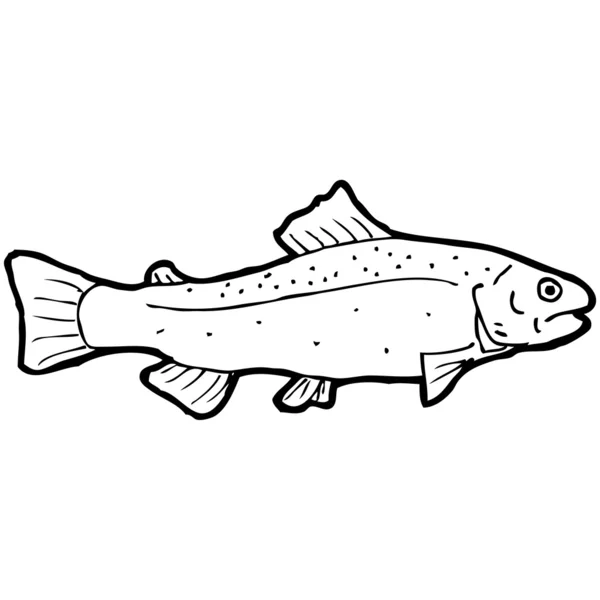 Zeichentrickfische — Stockvektor