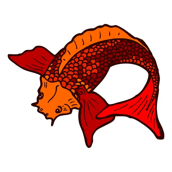 Pesce del fumetto — Vettoriale Stock