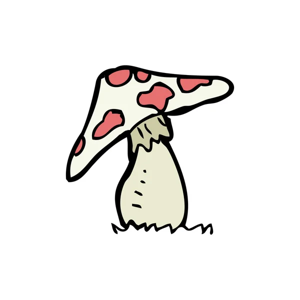 Champignons dessin animé — Image vectorielle