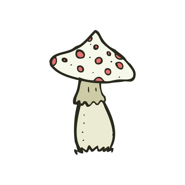 Champignons dessin animé — Image vectorielle