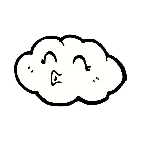 Floating cloud — Stock Vector