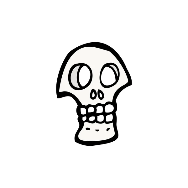 Calavera de vampiro de Halloween — Vector de stock