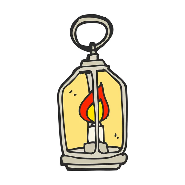 Glass lantern — Stock Vector