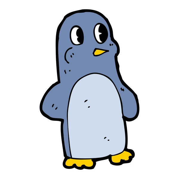 Retro pingwin — Wektor stockowy