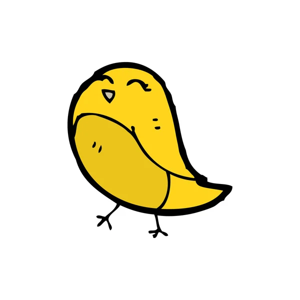 Oiseau jaune — Image vectorielle