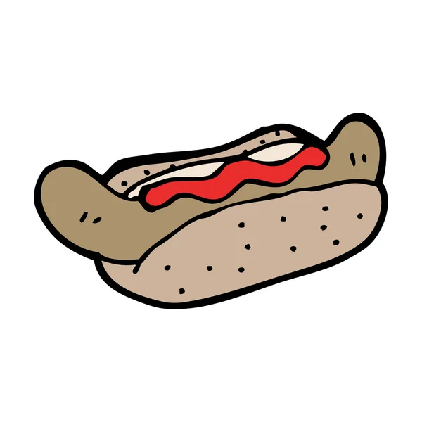 Perro caliente — Vector de stock