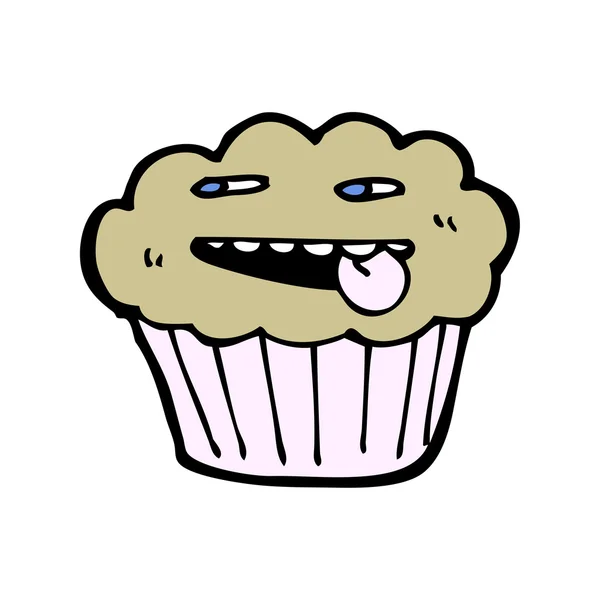 Gek cupcake — Stockvector