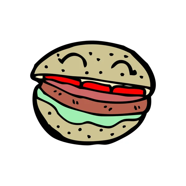 Hamburger — Stok Vektör