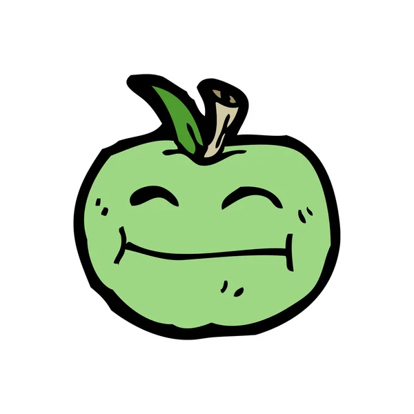 Lachende apple — Stockvector
