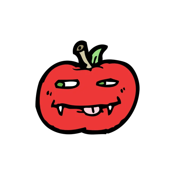 Vampier apple — Stockvector