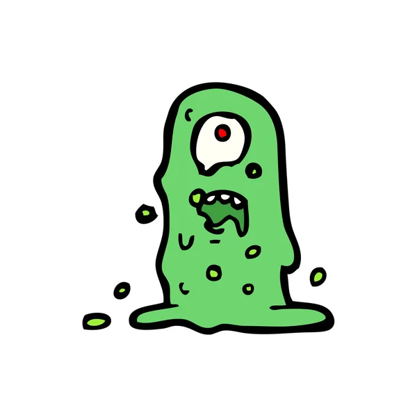 Gross slime monster — Stock Vector