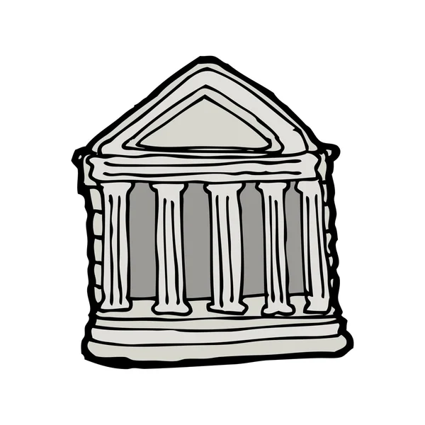 Греческое здание — стоковый вектор