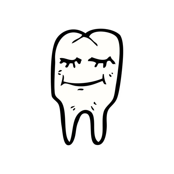 Grappige tand — Stockvector