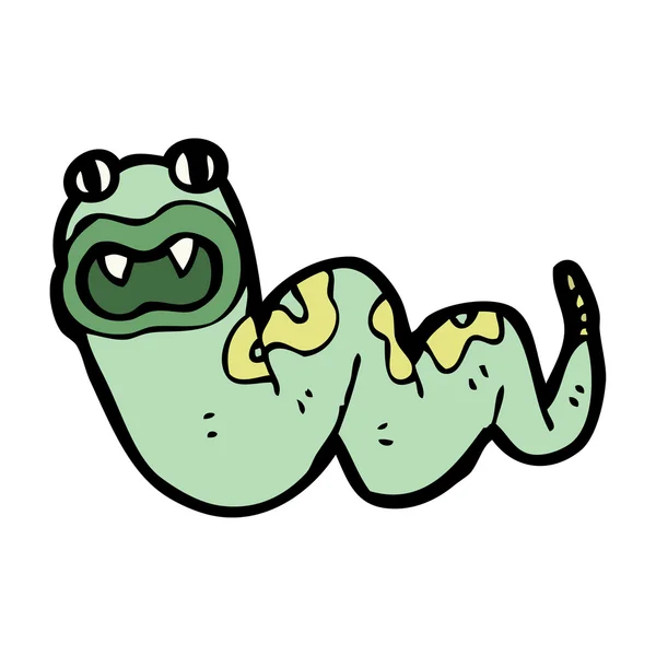 Komik yılan — Stok Vektör