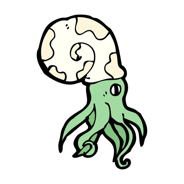 Nautilus calamari — Vettoriale Stock