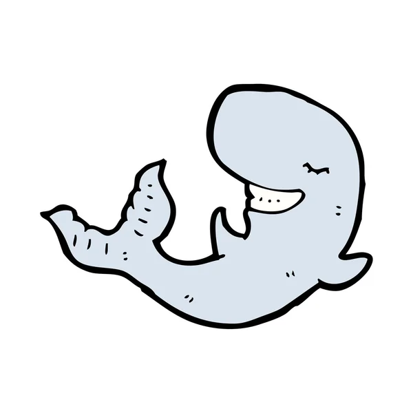 Grijnzend walvis — Stockvector
